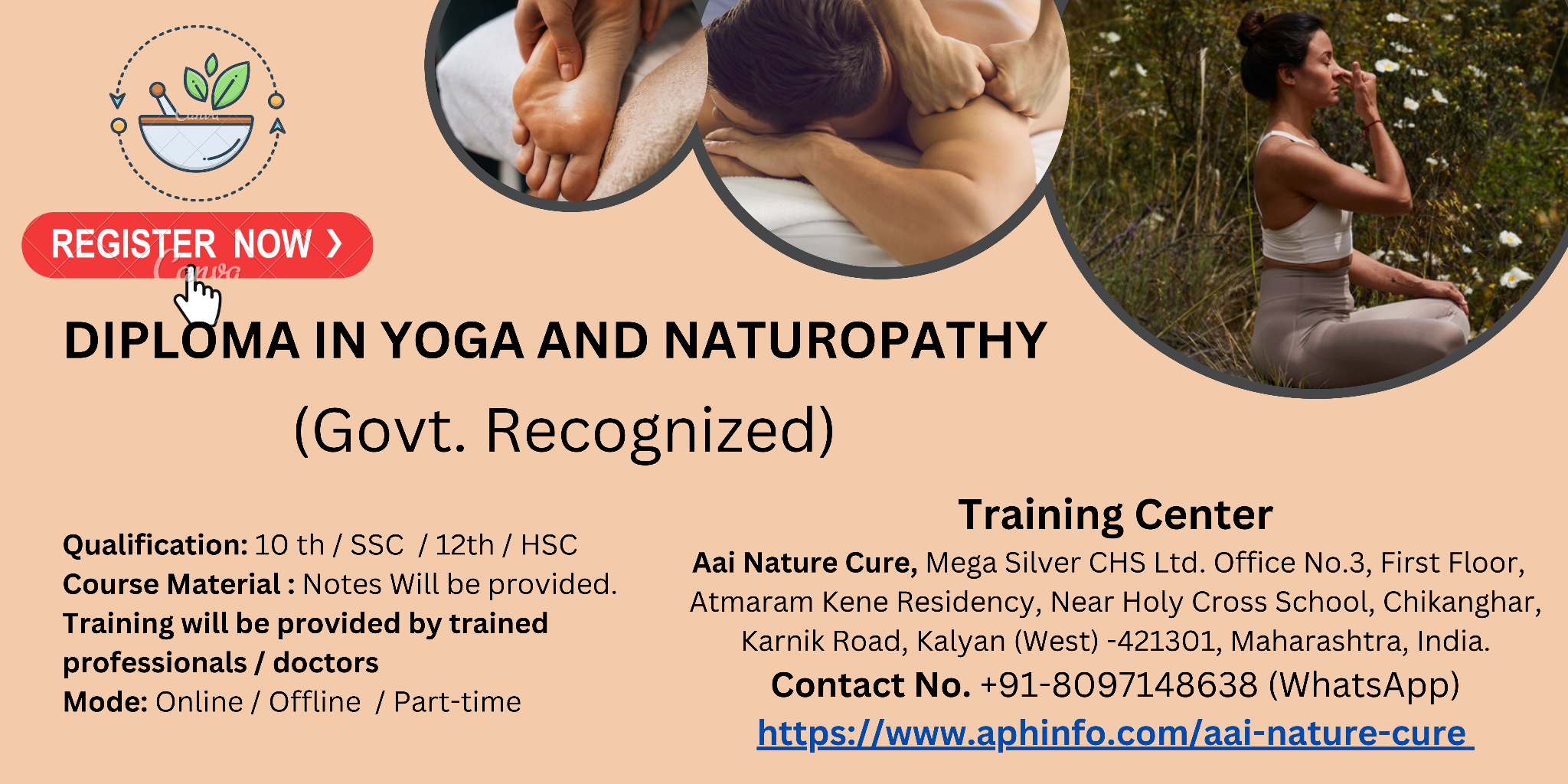 Yoga & Naturopathy Banner